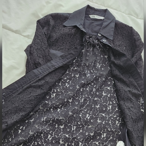 ZARA MAXI LACE KIMONO SIZE XS - Picture 5 of 15